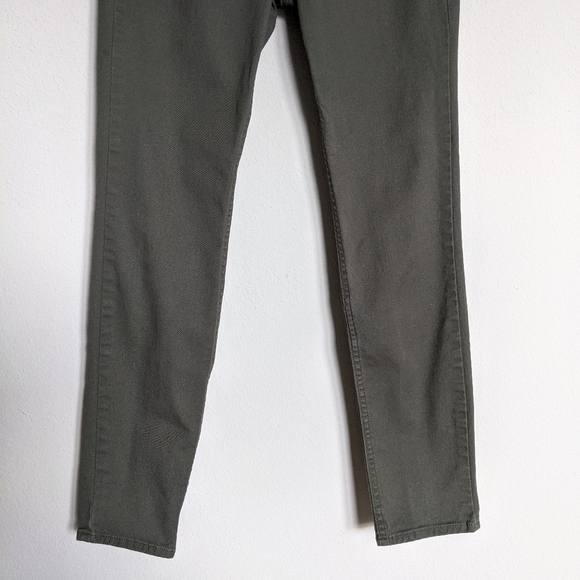 Olive green skinny jeans size 27 - Picture 6 of 7